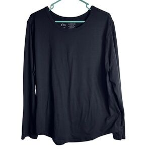 ZYIA Active Black Long Sleeve Tee